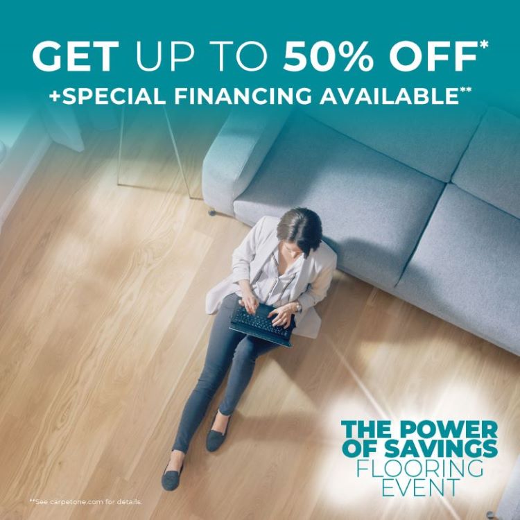 Save $1,000 off your new floors when you trade in your old ones